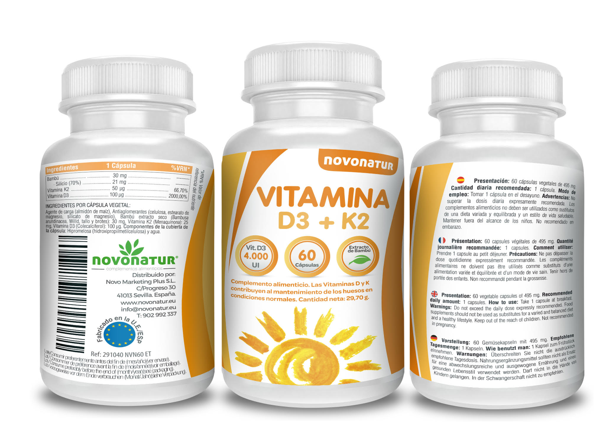 La venta de vitamina D3+k2 de Novonatur se incrementa en un 300 Iberian Press®